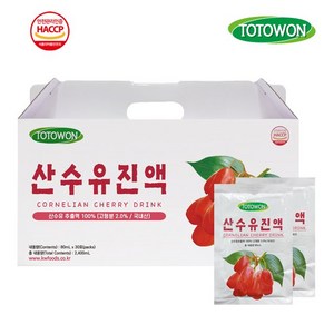 강원식품 산수유진액 80mL, 120개