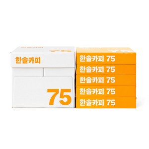 한솔 프리미엄 복사지 A4 75g, 5000매