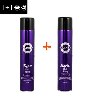 1+1구성~뚜라비 엔파스 하드 헤어 스프레이 300ml, 1개