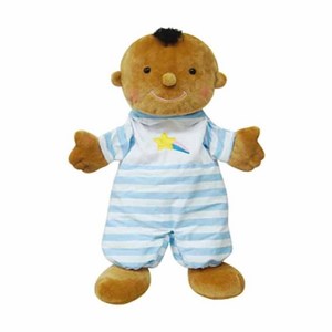 [청양토이] 보들이 손인형 다문화가족, 아기(흑인), 1개