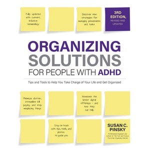 (영문도서) Oganizing Solutions fo People with Adhd 3d Edition: Tips and Tools to Help You Take Chag... Papeback, Fai Winds Pess (MA), English, 9780760381625