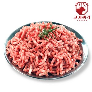 고기생각 국내산 한돈 돼지 다짐육 냉동 1kg 찌개 갈은 다진 돼지고기 간고기 돈민찌, 1개