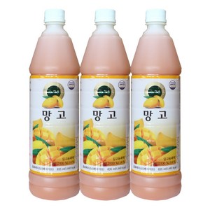 청솔 망고 음료베이스 835ml / 과일원액, 3개