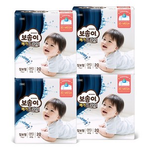 보솜이 메가드라이 팬티형 기저귀 여아용, 점보형(2XL), 40매