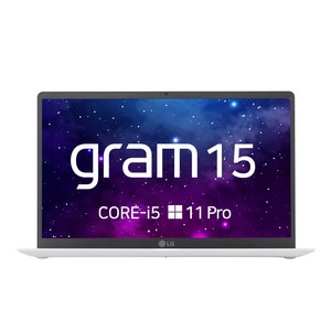 LG 그램15 11세대 윈도우11프로 39.6cm 와이파이6 썬더볼트 HDMI 1120g NVME 가정용 업무용 사무용, GRAM15, WIN11 Pro, 8GB, 512GB, 화이트