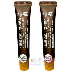 시드물 호호바 립 에센스 오리지날/오렌지 고보습 립밤, 오렌지향, 13ml, 2개