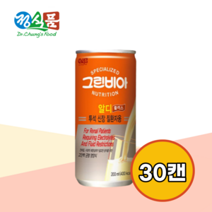 정식품 그린비아 RD+ 투석 신장 질환자용 200ml 30캔, 30개