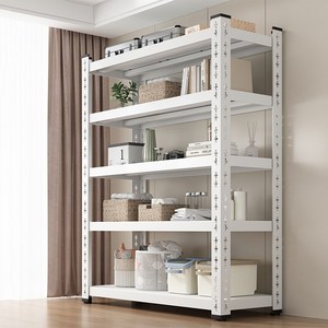 선반 철제선반 베란다 수납선반 전자레인지 선반 주방선반, 흰색, 3단