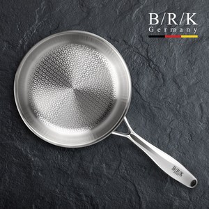 BRK 독일 엠보 인덕션 프라이팬 스테인레스 통5중 백화점상품 스텐후라이팬, 24cm, 1개