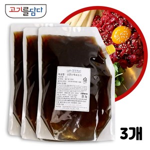 소문난 육회소스, 2kg, 3개