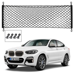 BMW X4 FL(G02) 트렁크네트 그물망 러기지네트 포켓형 수납형 SUV RV 트렁크정리 X4 FL(G02), 1개