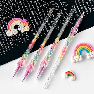 일정 2000 크리스탈 레인보우 중성펜 0.5mm 무지개색