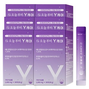 오늘부터 Y케어, 60g, 6개