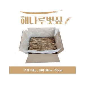 볏짚 바베큐볏짚 짚불구이 짚불바베큐 볏짚놀이 미술 지푸라기 1.5kg, 1개