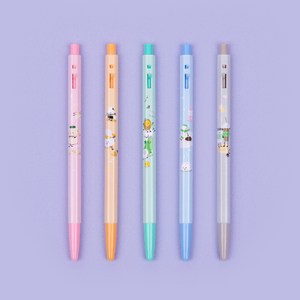 모나미 153 야미 볼펜 5종 세트 0.5mm, Sweet Pink, Salty Oange, Spakly Geen, Mild Blue, Bitte Black, 1세트