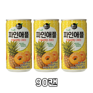 대일 참맑은 파인애플 업소용 가성비캔, 175ml, 90개