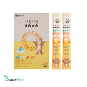 생활정원 튼튼 아이 멀티 젤리 30포, 450g, 1개