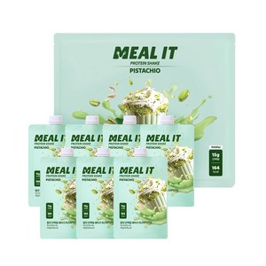 밀잇 식단관리 포켓형 단백질 쉐이크 피스타치오맛, 1세트, 280g