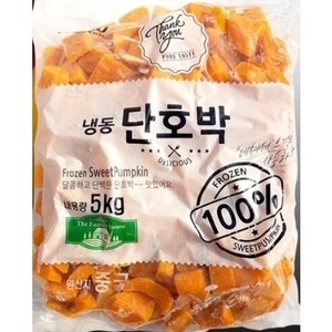 냉동 손질 단호박 5kg 껍질탈피, 1개