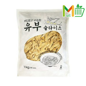 코우 유부 슬라이스, 1kg, 1개