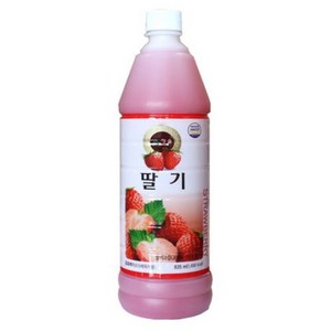 청솔 딸기 농축액, 835ml, 2개