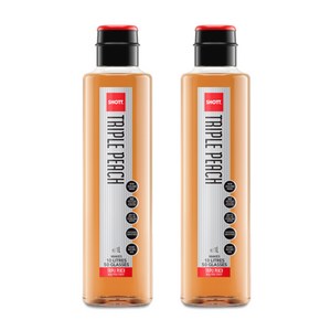 샷(SHOTT) 트리플피치 시럽 1000ml, 1L, 2개