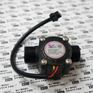 유량센서모듈 YF-S201 흐름감지기 홀센서 Water Flow Sensor, 단일품목