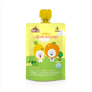 CJ 튼튼스쿨 너를위한 파인오렌지 (100ml 40개묶음), 40개, 100ml