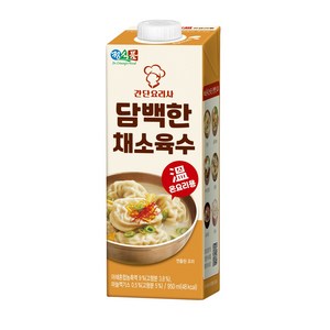 [정식품] 간단요리사 담백한 채소육수 950mlx6팩, 950ml, 6개