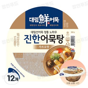 사조 대림선어묵 진한어묵탕 가쓰오맛, 12개, 360g