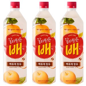 해태음료 갈아만든 배, 1L, 3개