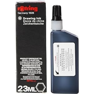 ROTRING S0194660 Ink Fo Isogaph 로트링 잉크 이소그래프용 블랙 23ml 2개