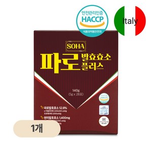 백세식품 파로발효효소 스틱 5g x 28포 이탈리아 대용량 곡물효소 HACCP인증, 140g, 1박스