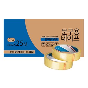 대박테이프 물레방아용 리필 테이프 24mm x 25m, 100개