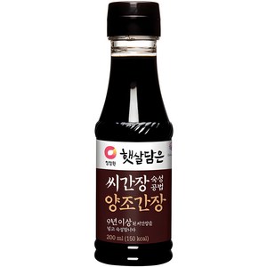 햇살담은 씨간장 숙성공법 양조간장, 200ml, 1개