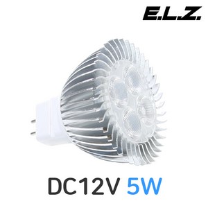 LED MR16 할로겐 램프대체 5W, MR16 5W 3000K 노란빛, 1개