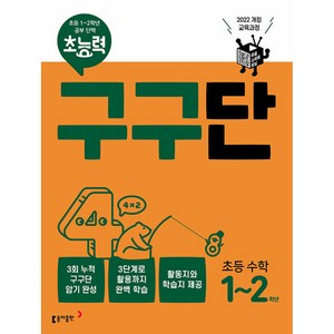 초능력 수학 구구단 -초등 1~2학년의 공부 단짝, 수학영역