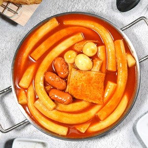 [박군떡볶이] 100% 신선 냉장 밀떡볶이 밀키트 470g 5세트 (10~12인분), 3단계 매운맛