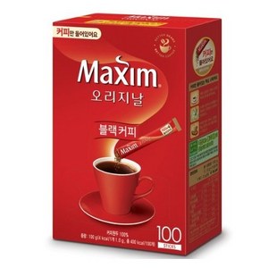 맥심 오리지날 노슈가블랙, 1g, 100개입, 3개