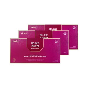 [정품발송] 휴온스 엘루비 메노락토 프리미엄 40.5 g (450mg x 90캡슐) 3개 / DY 418036, 90정