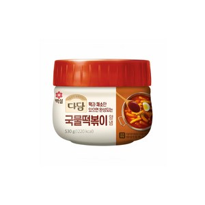 다담 국물떡볶이양념 530g, 2개