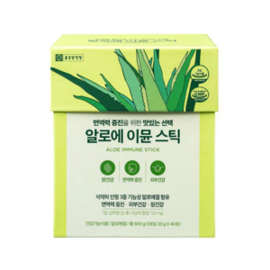 종근당건강 알로에 이뮨스틱 20g x 40포 코스트코, 1개, 800g