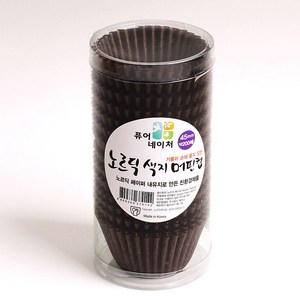 달곰베이킹 노르딕머핀컵 지름4.5cm 200장, 초코, 1개