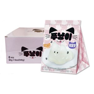 푸냥이 푸딩 젤리 noi, 6개, 90g