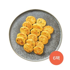 닭가슴살 두부전 6팩 맛있는 저염 냉동 요리, 6개, 500g