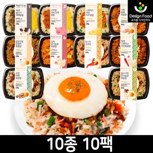 [디자인푸드]밀리너스 반숙후라이 10종 10팩 냉동도시락 건강식단 아침 점심 저녁 직장인 한끼식사 식단조절 간편식 양많은 맛있는 냉동도시락, 250g, 10개