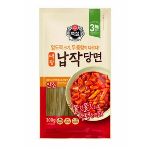 백설 대왕 납작당면, 300g, 6개