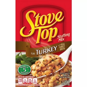 스토브 탑 터키 스터핑 믹스 Stove Top Tukey Stuffing Mix Side Dish 6 oz, 170g, 1개