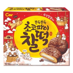 청우식품 초코파이찰떡 10p, 215g, 3개