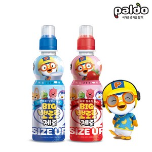 BIG 뽀로로 밀크 제로 360ml X 12PET +딸기 제로 X 12PET (1박스) 어린이 음료수